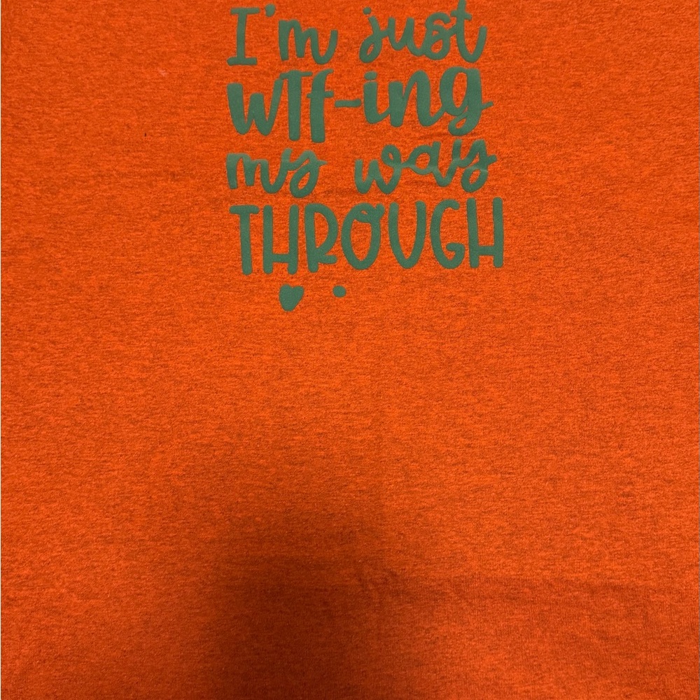 Orange Graphic Tee